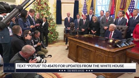 President Trump Makes an Announcement, Dec. 3, 2025