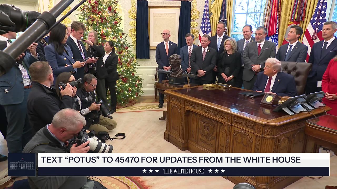 President Trump Makes an Announcement, Dec. 3, 2025