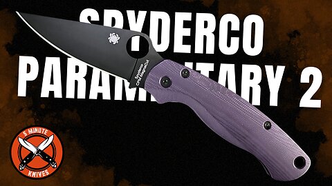 🔥 Spyderco Paramilitary 2 in Magnacut – The Glock 19 of Knives? 💥
