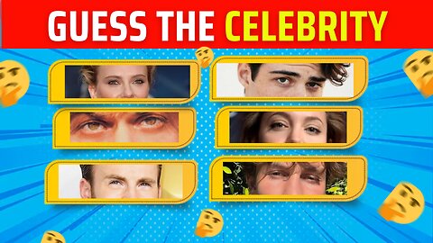 Are You Good Enough to Identify a Celebrity by Their Eyes Alone? | Spy a Star!