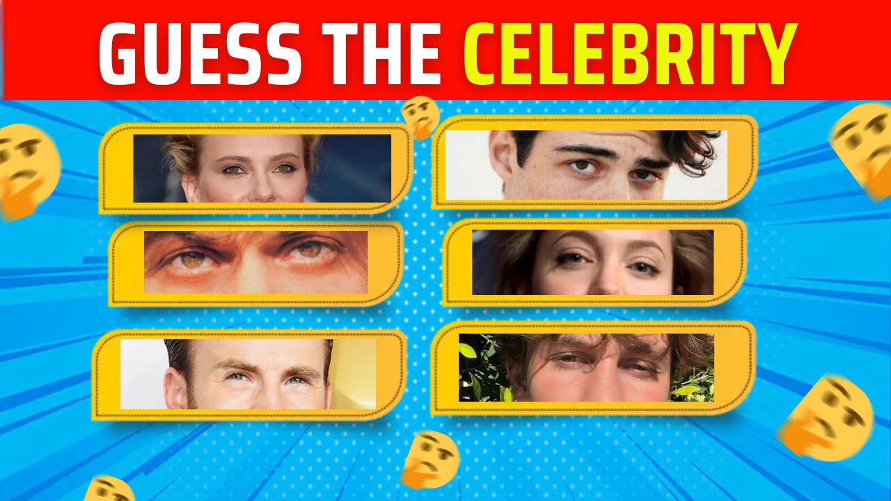 Are You Good Enough to Identify a Celebrity by Their Eyes Alone? | Spy a Star!