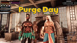 Conan Exiles, purge day, Busty, boobs, Breast Expansion, huge tits