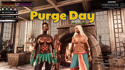 Conan Exiles, purge day, Busty, boobs, Breast Expansion, huge tits