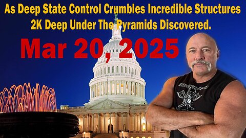 As Deep State Control Crumbles Incredible Structures - 2K Deep Under The Pyramids Discovered.