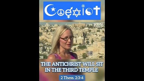 It's coming people... The Jewish Antichrists will build their Satanic Temple...