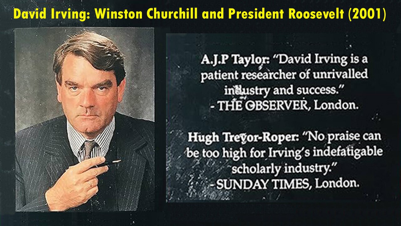 💢David Irving: Winston Churchill and His Secret Communications with President Roosevelt (2001)
