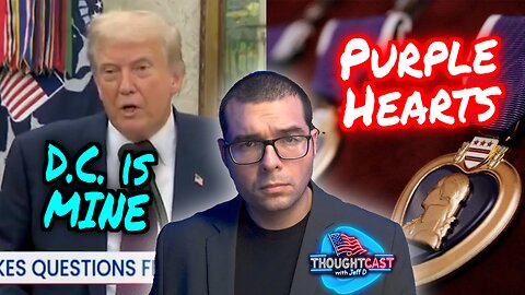 South Park takes shots. Purple Heart day. Trump calling in Fed Powers. TC 8/7/25