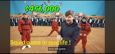 Win $456,000 by [Squid game in Real LIFE!]