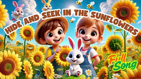 Hide and Seek in the Sunflowers | Fun Nature Song for Kids