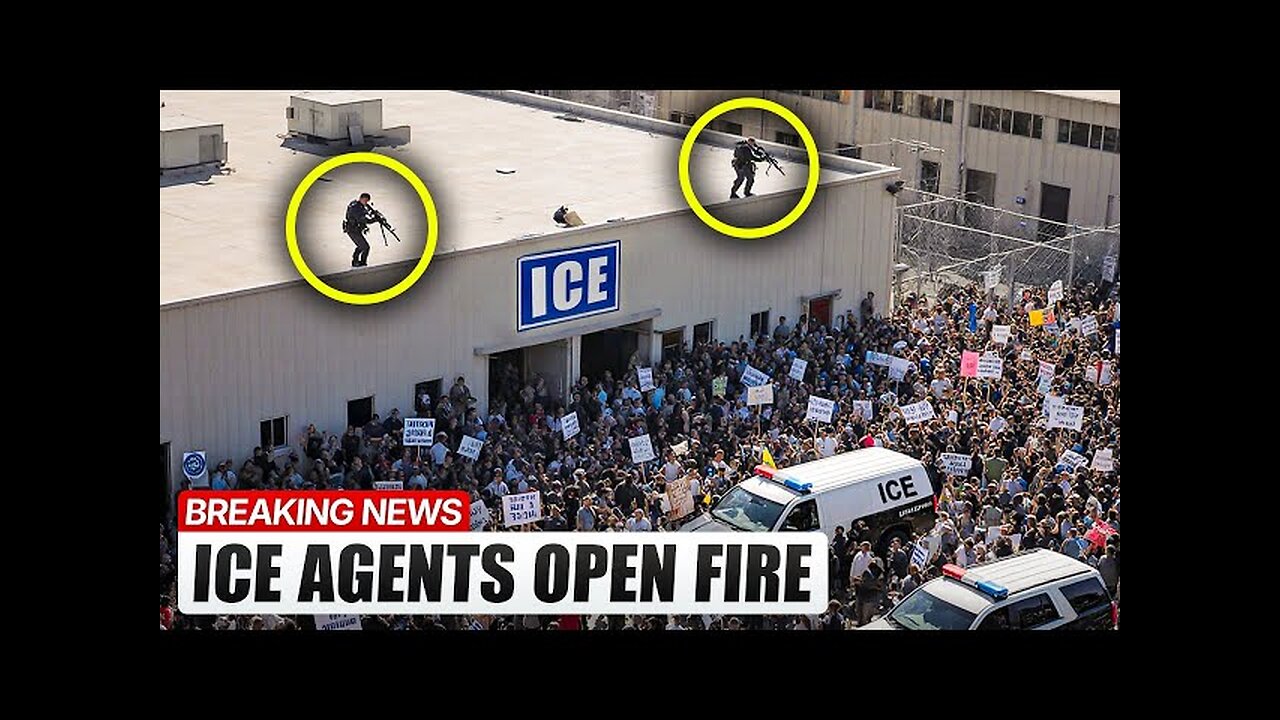 ICE Facility STORMED in Portland by 1000 Protesters || Feds FIRE From Rooftop