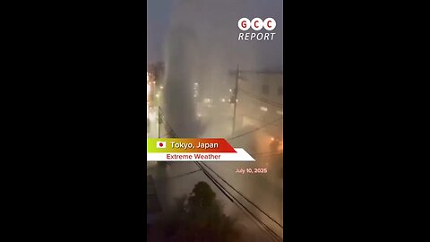 #Japan #Tokyo #HeavyRain #SeibuShinjuk #Collapse #FlashFlood #ExtremeWeather #ClimateChange #climate