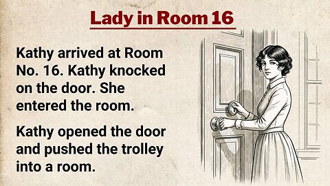 Learn English Through Story ⭐ Lady in Room 16 | A2–B1 English Listening Practice