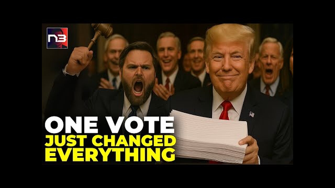 Breaking: What Trump Just Said After His Bill Passed Senate by One Vote Left Everyone Speechless