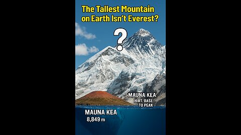 The Tallest Mountain on Earth Isn’t Everest?