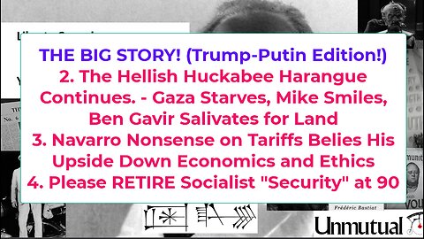 Liberty Conspiracy LIVE 8-14-25 Putin-Trump, Huckabee Genocide, Soc Sec at 90