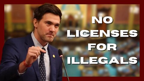 Rep. Josh Schriver gives PASSIONATE speech on illegals getting driver's licenses