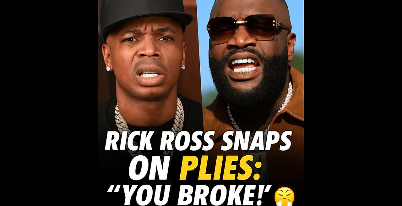 👑 Rick Ross SNAPS on Plies: “You Broke!” 💥 Car Show Beef Gets Heated! 😤🚘💰