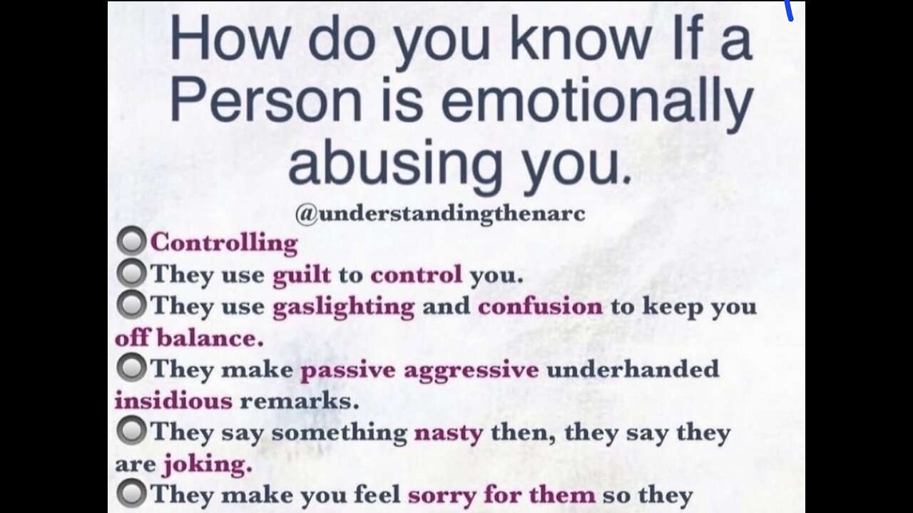 Red flags of an EMOTIONAL ABUSER with Eden's Living TV ch 16 WYBU