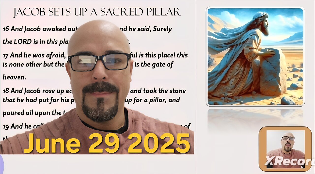 Jacob Sets Up a Sacred Pillar - Standard Lesson Commentary Sunday School Lesson - June 29 2025