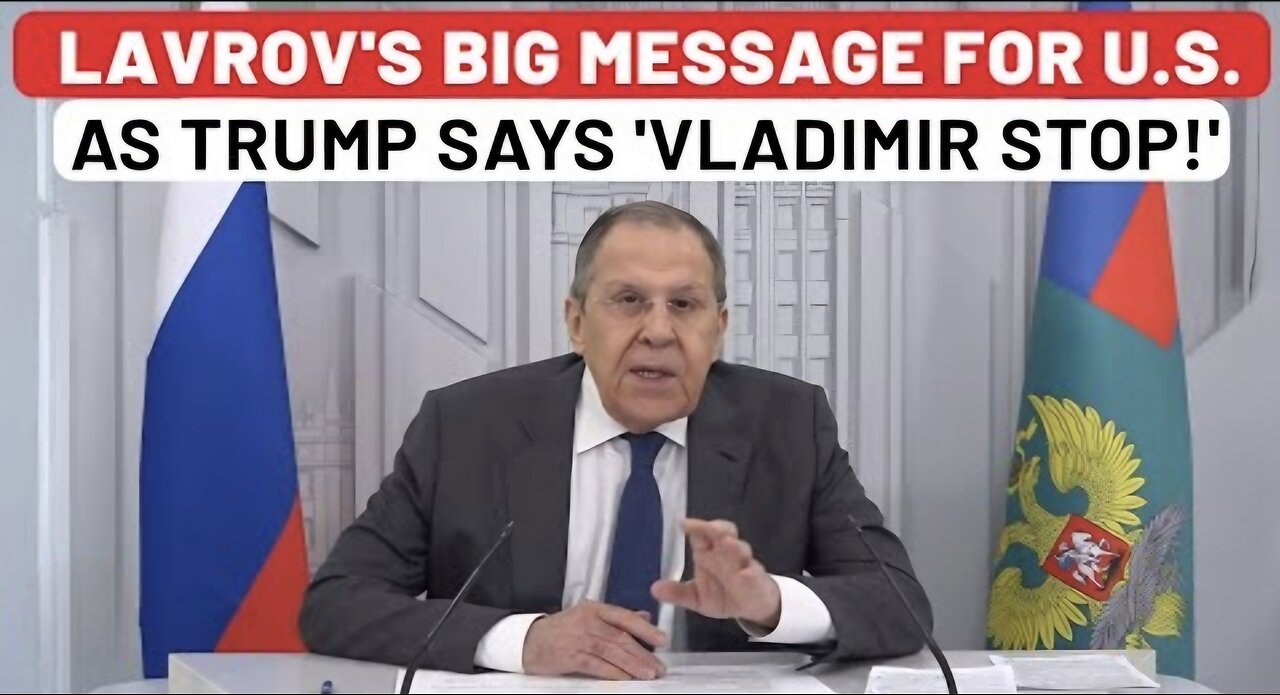 Speech: Lavrov Goes All Out in No-Holds-Barred Interview, Sends 2nd Shocking Message For Trump