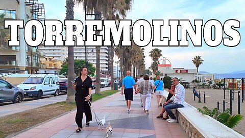 La Carihuela to Torremolinos Coastal Spain Walk [4K]