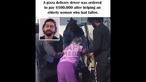 Pizza driver fined ₦500k after aiding elderly woman who fell 😳 #pizzadriver #elderlycare #japd