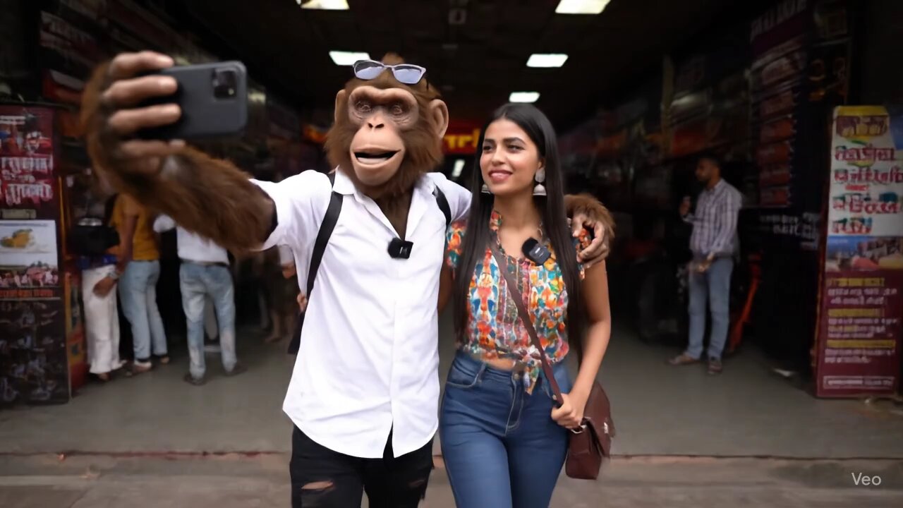 monkey vlogging live interview