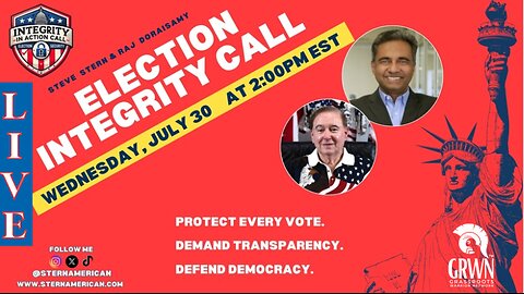 Integrity in Action Call, Wednesday, July 30th at 2:00PM EST