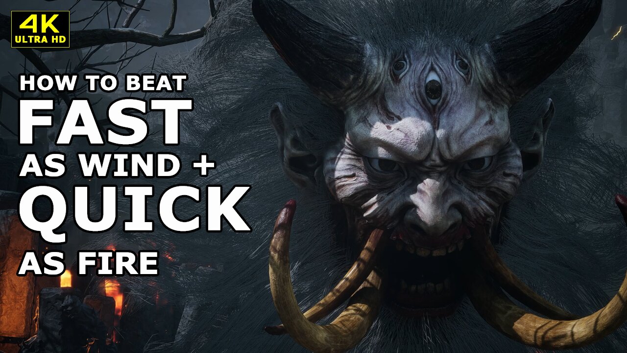 BLACK MYTH WUKONG - HOW TO BEAT FAST AS WIND QUICK AS FIRE | BOSS FIGHT | CUTSCENE