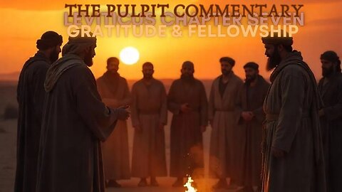 Leviticus Chapter 7 The Pulpit Commentary