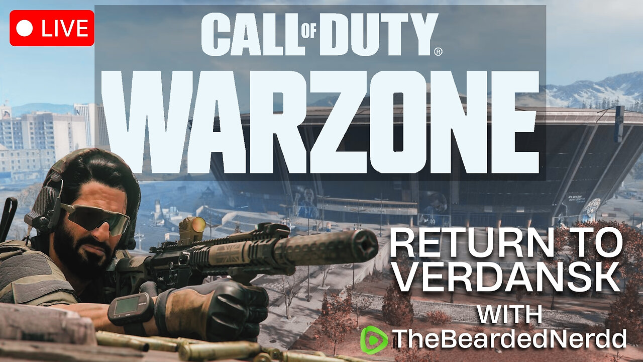 WARZONE STREAM WITH @THEBEARDEDNERDD