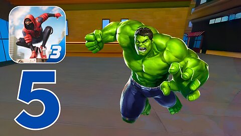 Spider Fighter 3: Hero Game - Gameplay Walkthrough Part 5 - Hulk Unlocked (iOS, Android)