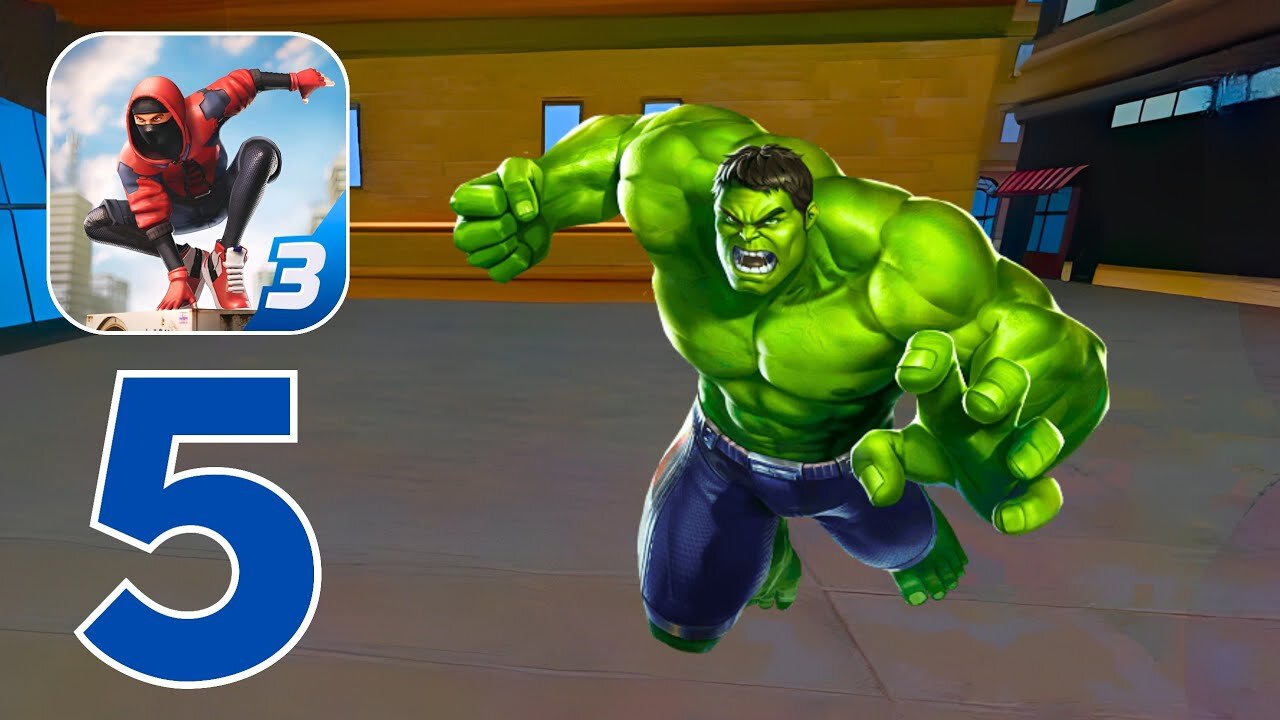 Spider Fighter 3: Hero Game - Gameplay Walkthrough Part 5 - Hulk Unlocked (iOS, Android)