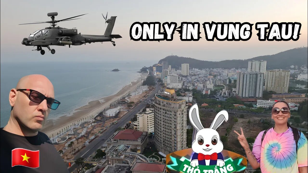 Only in Vung Tau Vietnam: A School Inside a Café, Helicopter Drills & a Trippy Theme Park! 🇻🇳