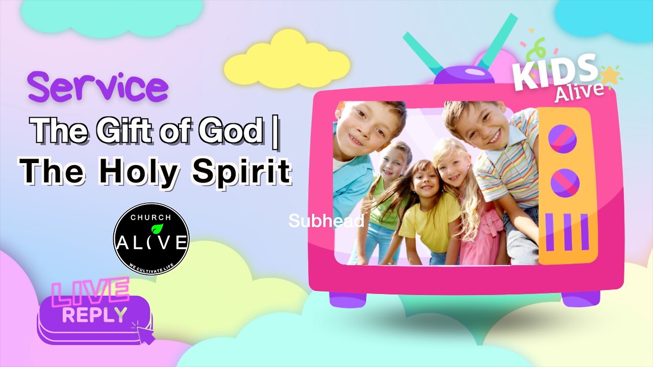 1st Sunday All Family Service | Kids Church | God's Gift - The Holy Spirit