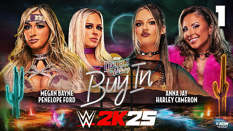 WWE 2K25 AEW Double or Nothing 2025 - Match 1: Surprise Win!