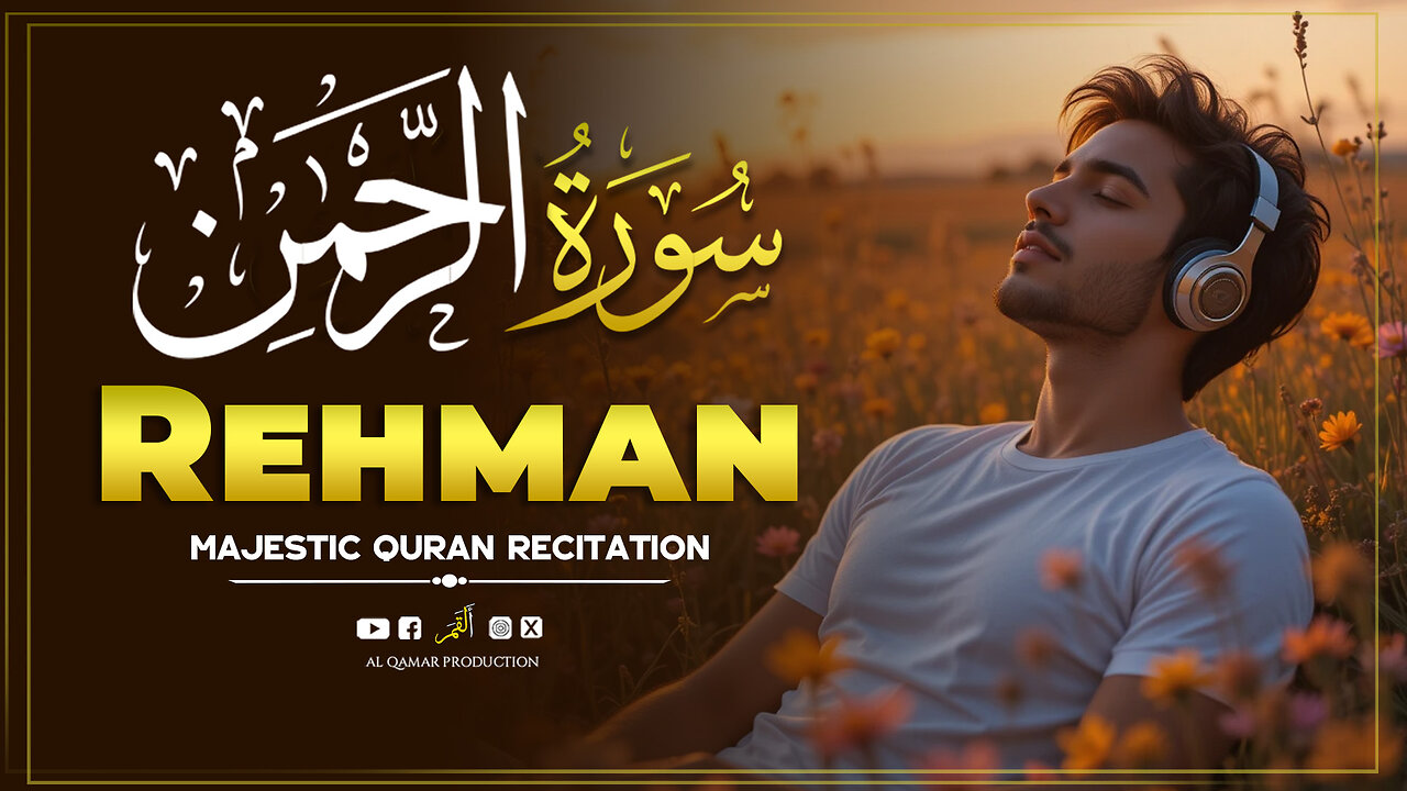 Surah Ar-Rahman | Soothing & Gracious Quran Recitation | Al Qamar Production