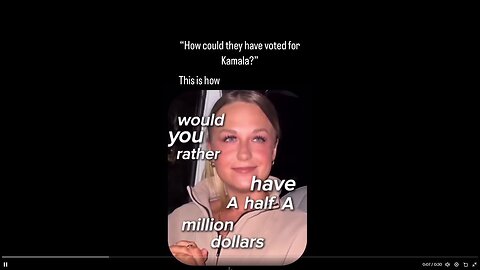 Typical Democrat Voter - yes they are mostly this stupid. Kamala voters, Biden...