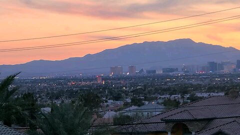 Did you see tonight's Las Vegas sunset? Check this out! 03.19.2025 #follow #lasvegas #gaming #casino