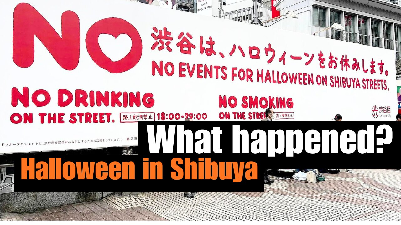Halloween Trouble in Shibuya