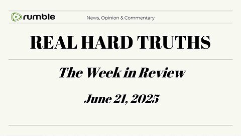 LIVE - Week in review - 6/21/25