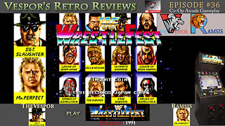 WWF Wrestlefest - Arcade Let's Play - Sgt Slaughter and Mr. Perfect - Main Event Playthrough |