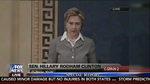 Sen. Hillary Clinton called for a law criminalizing "flag burning and desecration" in 2006