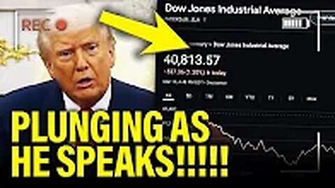 Trump sends MARKET INTO FREE FALL after OFF THE RAILS presser