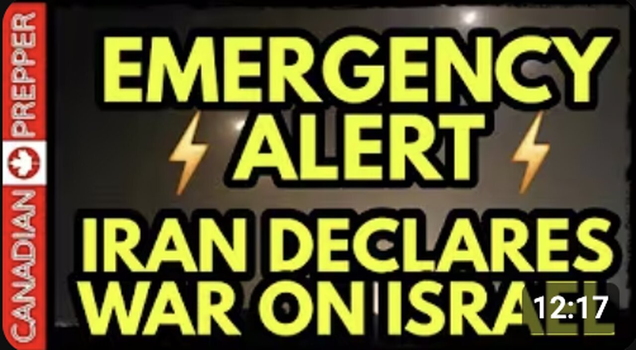 "Iran Launches Massive Missile Attack on Israel, Declaring War - Historic Move"