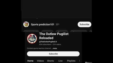 I have a few questions for Sports Prediction 101 and The Outlaw Pugilist 2.0.