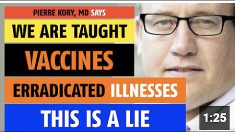 "MD Pierre Kory Refutes Claim that Vaccines Fully Eradicated Illnesses"