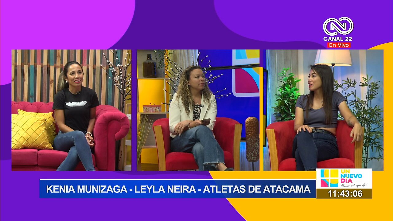 Kenia Munizaga y Leyla Neira Atletas de Atacama