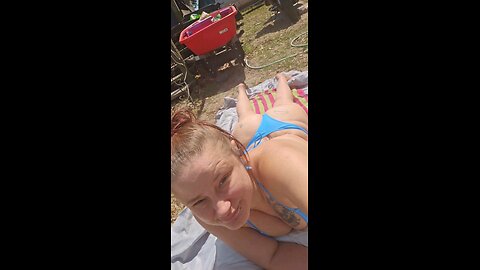 sunning