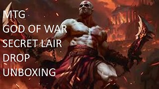 MTG God Of War Secret Lair Drop Unboxing